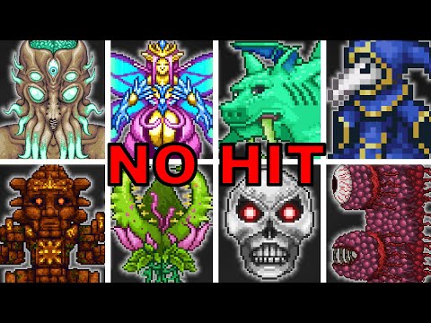TERRARIA - All Bosses NO HIT Master Mode 1.4