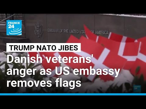 US embassy angers Danish veterans by removing flags • FRANCE 24 English