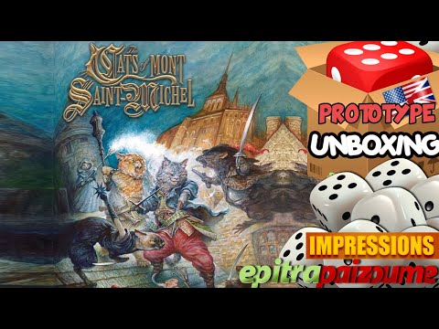 The Cats of Mont Saint Michel - Prototype Unboxing & Impressions (EN) by Epitrapaizoume
