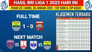 Hasil BRI liga 1 2023 hari ini Persib vs Borneo FC klasemen BRI liga 1 terbaru Mp4 3GP & Mp3