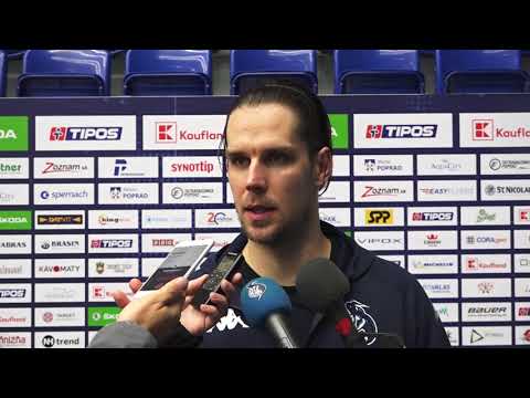 Adam Drgoň po zápase s Košicami (7. kolo Tipos Extraliga)