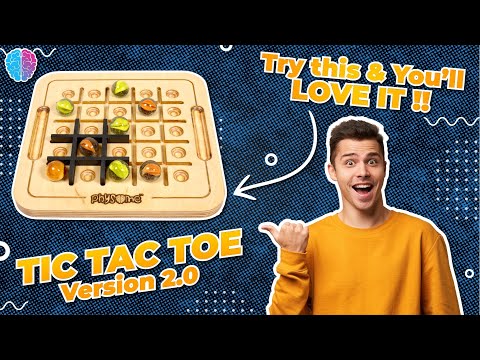 Physome Hash-Me | Tic Tac Two | 2 Players Table Top Wooden Board Game