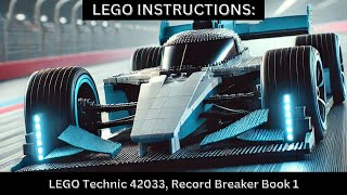 LEGO INSTRUCTIONS: Build the 42033 Record Breaker! 🏁✨ (Step-by-Step Flip Through)