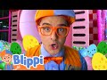 Blippi S Dino Egg Hunt Surprise Fun Kids Songs Learning Blippi