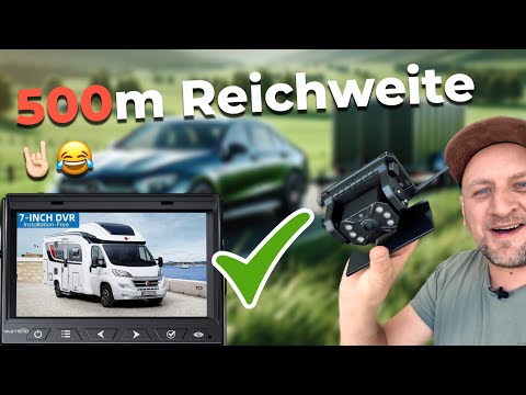 Mobile battery-powered wireless #rearview camera with 500m range – perfect for camper trailers, c...