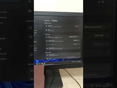 How to Check PC or Laptop Screen Size in Resolution | Computer Mein Display Kaise Check Kare #shorts