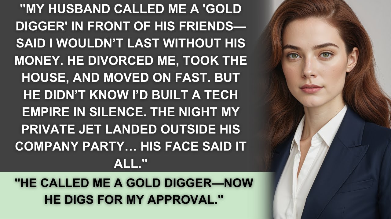 Husband Called Me A 'Gold Digger', Then My Plane Landed To His Company Party | Now He Regrets It