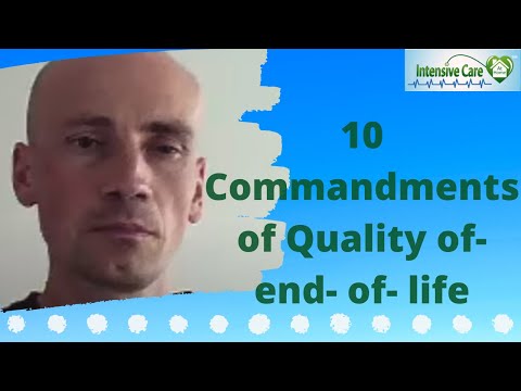 10 Commandments of Quality of- end- of- life