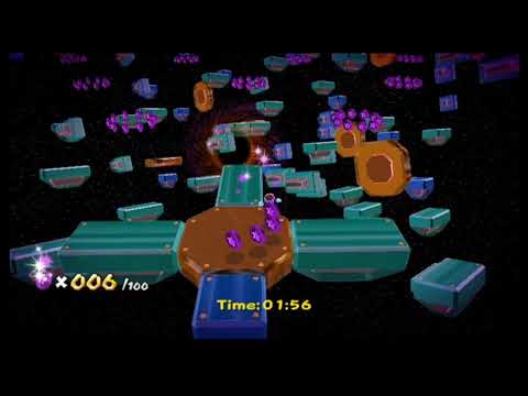 Super Mario Galaxy - Space Junk Galaxy: Purple Coin Spacewalk
