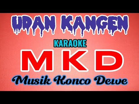 Udan Kangen cokek sragenan karaoke MUSIK KONCO DEWE  GREEEESSSS full lirik jalan..