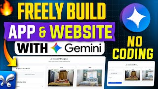 Build Any App or Website FREE with Google Gemini AI Studio | No Coding Full Guide