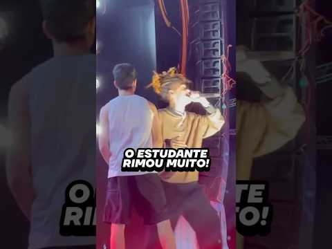 The day Jotapê rhymed against a student! #rhymebattle