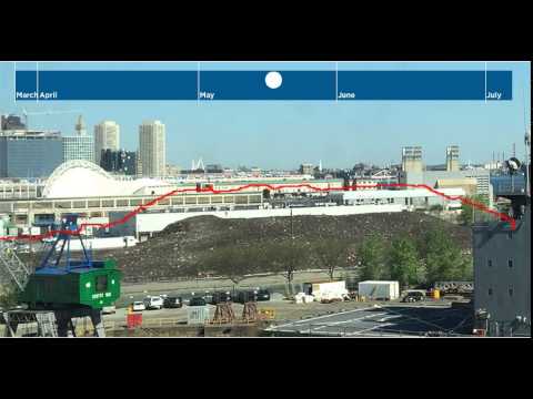 Boston Snow Farm melt, March 27 - July 6, 2015