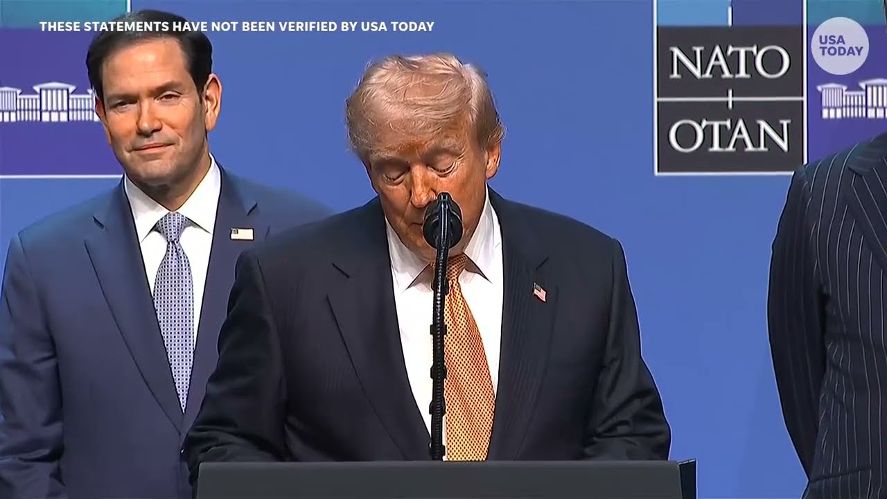 Full Donald Trump NATO press conference: President addresses Iran war, tariffs and AI