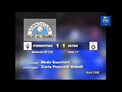1995-96 (11^ - 26-11-1995) Fiorentina-INTER 1-1 [Ganz,Batistuta] Servizio D.S.Rai3
