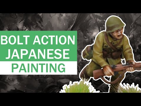 How To Paint Bolt Action Japanese