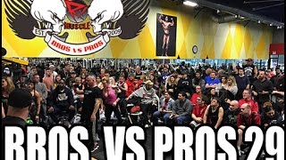 BROS VS PROS 29 | PRO FIT GYM LIVE!