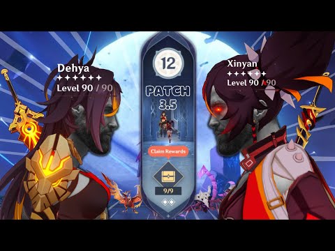 DEHYA & XINYAN DPS BURNING ABYSS 3.5 CAUSE GIGACHAD | Genshin Impact 3.5