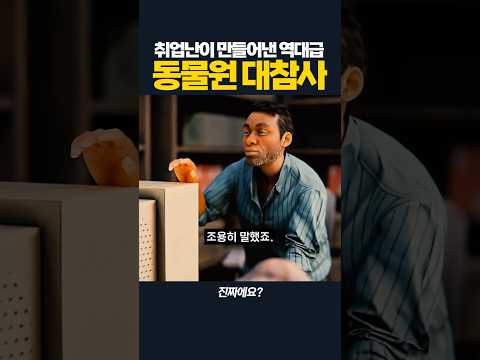 취업난이 만들어낸 역대급 동물원 대참사