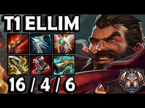 GRAVES Jungle vs LILLIA [ T1 Ellim ] Ranked Challenger Korea ✅
