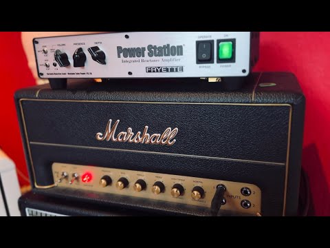 Marshall Studio SV20 Plexi with a Fryette Powerstation PS-2 and a '69 Gibson SG Standard