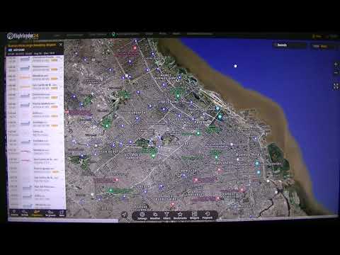 MongoTV_6903 - Flightradar24 - How Far Can i Fly - Part 168 - Buenas Aires - Morning - 6.45 AM