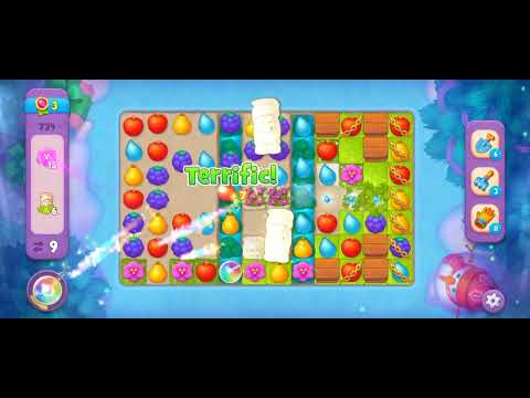 Gardenscapes game Level 734 [Super Hard Level] [No booster] #gardenscapesgame #playrix #playrixgame
