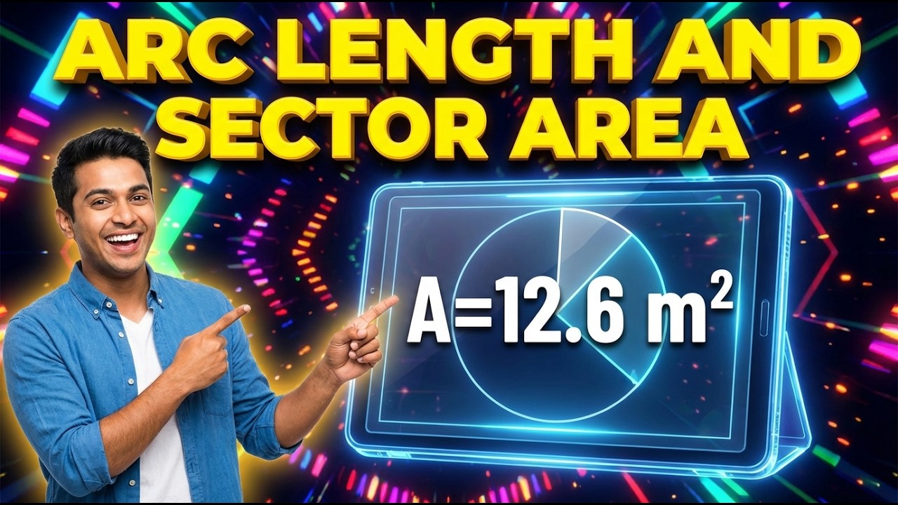 Arc Length and Sector Area Calculator