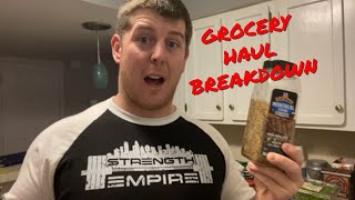 Grocery Haul Breakdown