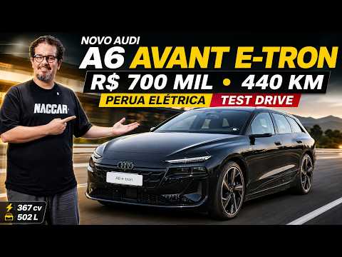 Novo Audi A6 Avant e-tron: Preço, Autonomia e Test Drive da Perua Elétrica de R$ 700 Mil