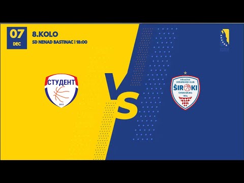 KK Student m:tel vs HKK Široki TT Kabeli | 8. kolo | MAXBET LIGA | KSBIH | 2025/2026