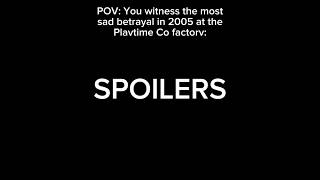 *SPOILERS* POV: You witness the saddest death in all of Poppy Playtime 5 #poppyplaytime #fypシ #fyp