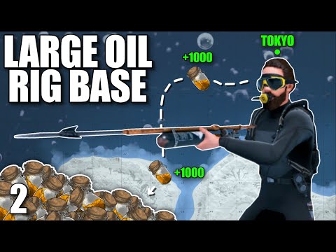 I built next to Large Oil Rig in Solo Rust...