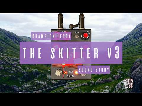 Champion Leccy The Skitter V3 Tremolo + Reverb Pedal (Yellow) image 2