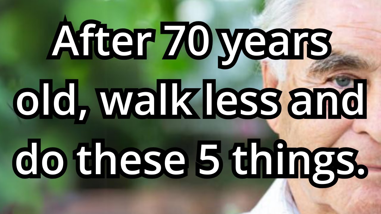 5 Secrets That Doctors Recommend After 70 – Walk Less and Live More