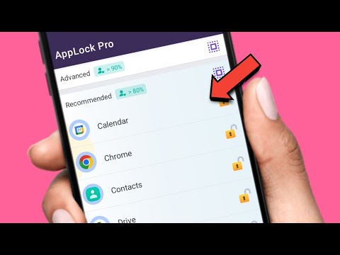 Use AppLock Pro function to lock apps to Protect privacy with password, pattern, fingerprint applock