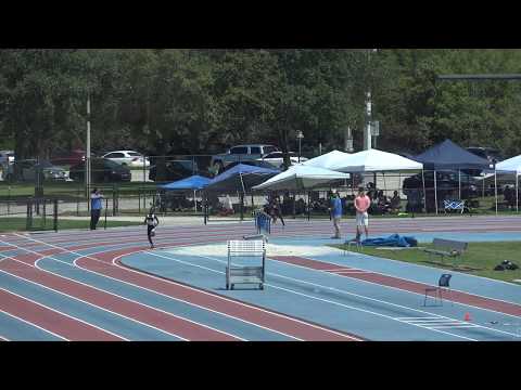 Girls 400 Meter Dash 11 years old Section 2 Finals 2019 AAU Gold Coast District Qualifier