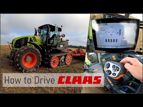 How to drive: Claas Axion 960 tt | Xerion, Axion, Arion | Erklärung Bedienung | CEBIS &  Lenksystem