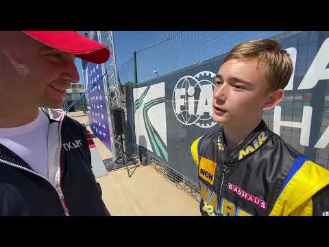 Oscar Pedersen (Ward Racing – Tony Kart – Vortex) FIA Karting European Champs OK, Portimao 2022