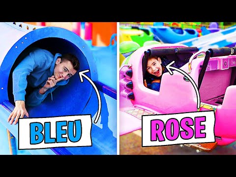 CACHE CACHE COULEUR DANS UN PARC D'ATTRACTIONS !