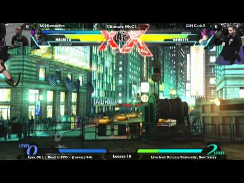 Apex 2012 - UMvC3 L10 - [AG] DemonHyo VS [LB] ChrisG