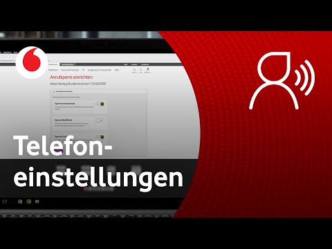 Telefoneinstellungen: Nummern sperren und anonyme Anrufe blockieren in MeinVodafone