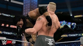 WWE 2K15 Wrestlemania 31 - Brock Lesnar vs Roman Reigns - WWE World Heavyweight Championship!