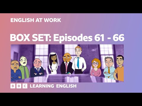 BOX SET: English at Work - episodes 61-66. Learn English vocabulary and speaking for business!