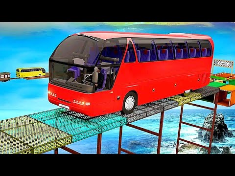 Bus Stunt Simulator - Bus Game - Mega Ramp Car Stunts Android Gameplay #2