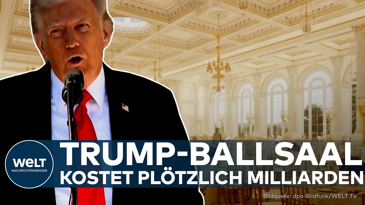 USA: Trumps neuer Ballsaal wird zum Milliardenprojekt – jetzt zahlen die Steuerzahler