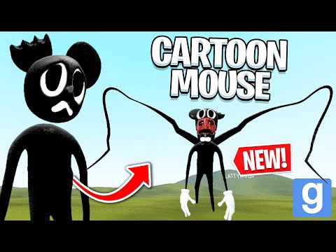 CARTOON MOUSE 🐭 NEW TREVOR HENDERSON CREATURE! (Garry's Mod Sandbox) | JustJoeKing