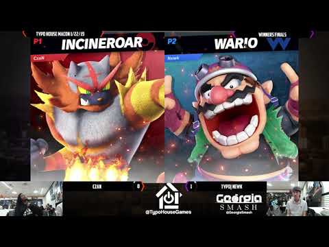 Smash Ultimate Tournament 1/22/19 - CzaN(Incineroar) Vs Typo| Newk(Wario) - Winners Finals