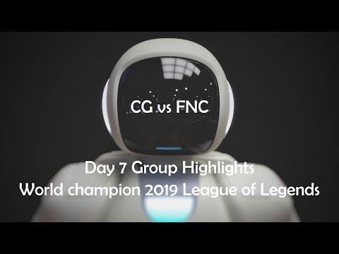 [Highlight AI] CG vs FNC Day 7 Group Highlights World champion 2019 League of Legends