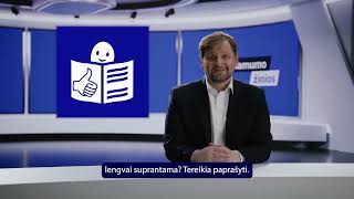 Prieinamumo žinios: kaip gauti svarbią informaciją Lengvai suprantama kalba? 🎵su garsiniu vaizdavimu
